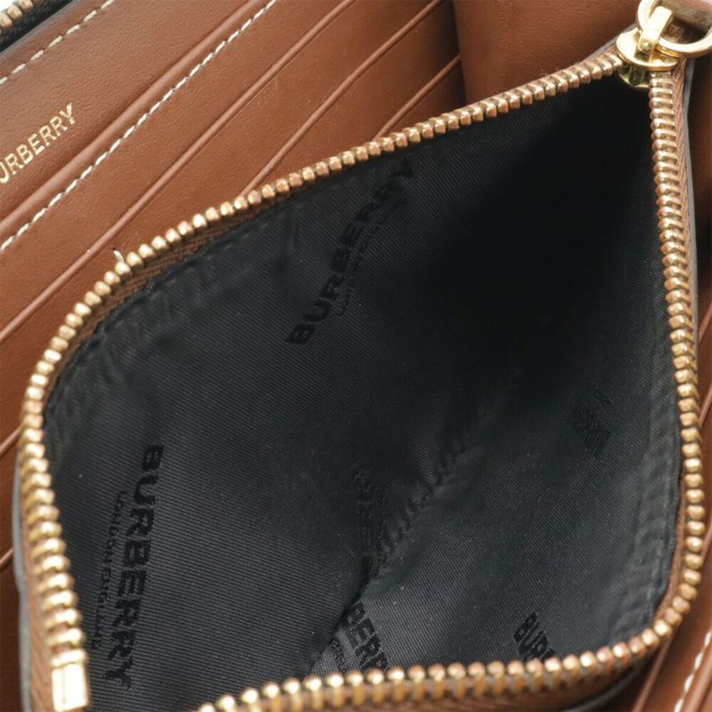 Burberry Elmore Canvas Leather Zip Wallet - Picture 8 of 9